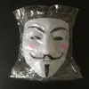 V Mask Masquerade Masks For Vendetta Anonymous Valentine Ball Party Decoration Full Face Halloween Scary Cosplay Party Mask D3145413