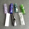 Mini Glass Filter Tips mouthpiece 40mm Smoking Accessories for Dry Herb Tobacco Cigarette Holder Thick Pyrex Water bong oil rigs hookahs