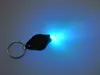 Mini Torch Keychains Ring LED-nyckelkedjor 7 Färger Lätt plast Nyckelkedjor Ring UV LED Light Shell Färg Slumpmässigt Tillbehör