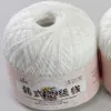 2 BallsX50g 고품질 소프트 100% 면 1겹 또는 레이스 편물사 A260S