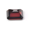 20pcs lote princesa de oct￡gono Faceta 5 3-8 M￡quina de 6 mm Corte de f￡brica entera China Red Natural Red Gemstone para joyas Making230c