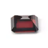 20st Lot Princess Octagon Shape Facet 5 3-8 6mm Machine Cut Factory Whole Chinese Natural Red Garnet Loose Gemstone For Jewel2558