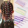 Çocuklar Bigudi Saç Örgü Saç Sticker Bebek Kız Dekor Saç Aksesuarları