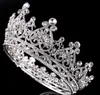 Silver full circle drill, Crown Princess Bride crown wedding accessories