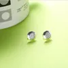 100％リアルスターリングシルバースタッドイヤリング耳輪Pスタイルのオリジナルギフトボックスを持つ女性用Earring8405501