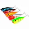 1pc Popper Fishing Lure Bass Crankbaits Bait Tackle Minnow Fisk Lure ABS Plast Bionic Decoy Wave Fishing Lures