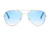 Colorful Summer Fashion Sunglasses Candy Colors Lenses Sweet Romantic Sun Glasses Metal Pilot Double Color Wholesale