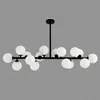 North Europe LED modo chandeliers lighting DNA pendant lights 16/18 Globes glass lampshade chandelier LED lighting fixture