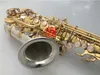 Brand Instrumentyanagisawa SC9937 Soprano professionnel incurvé saxophone argent en laiton sax buccal Patches padds roseaux NE7253379