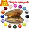 (Free shipping by dhl 2-5 days) wholesale AAAA6-7mm vacuum packed freshwater pearl oyster, pearl color is 20# natural purple