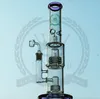 Heady Glasbongs Shisha Duschkopf Perkolator Bong Bohrinseln Kurzes Nect-Mundstück Wasserpfeifen 14-mm-Verbindung Dab Rig Wasserpfeife