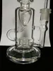 A circa 9 pollici alto "torta di patty" Klein narghilè in Incycler Recycler DAB Rig Pan Ittiglie di petrolio Matrix Perc Glasses Bong con quarzo Banger opzionale Easy Airflow Glass Scientifico