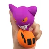 DHL Neue Dämon PU Simulation 12 cm Kürbis Eis Squishy Langsam Steigende Halloween Squeeze Spielzeug Dekompression Kinder Spielzeug Cartoon Neuheit Spielzeug