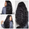 Body Wave Brasilian Remy Hår Full Lace Human Hair Wigs 130 Densitet 150 Densitet med Baby Hair Pre-Plocked Hairline Bleached Knots