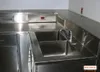 roestvrijstalen meubels lab tafeltafel laboratorium muurbank 6000x750x850mm