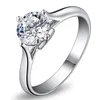 STERLING SLATER 2.0 Carat Soliteiro Engajamento de anel de casamento Classical Anniversary Esposa de Declaração dos Namorados Presentes Grátis Frete grátis