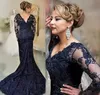 Långärmade Sheer Neck Långärmad Coral Lace Chiffon Mor av bruden 71st Golden Globe Awards Plus Size DHG A Line Prom Dresses
