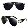 High Quality Classic Pilot Sunglasses Designer Brand Mens Womens Sun Glasses Eyewear Gold BLACK BROWN 60MM Glass Lenses