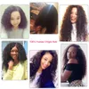 Indian Kinky Curly Virgin Hair Bundles całe nieprzetworzone kręcone ludzkie przedłużenia włosów naturalny kolor Kinky Curly Human Hair Weav86081918659
