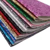 22 * 30cm solid färg glitter tyg kläder sömnad tillbehör plagg dekorativt symaterial bröllopsfest dekoration