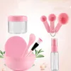 9 in 1 Cosmetic Beauty Makeup Set Facial Mask Brush Bowl Refillable Bottles Face Clean Sponge Makeup Tool Kit