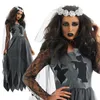 Donne Vampire Zombie Costume Dress Decadent Dark Ghost Sposa Styling Costumi Sexy Costume di Halloween Cosplay per donna Ragazza