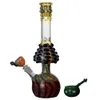 13.3 inchs tall mushroom bong Hookahs smoking pipes glass bubbler downstem perc glass water bongs dabber Dab rigs with 18mm bowl