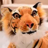 Luxury Simulation Animal Tiger Plush Toy Lifelike Animals Tiger Toys Pop Decoration Photography props 71inch 180cm DY50270