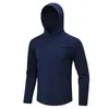 Männer Sport Hoodie Tops Laufen Training Fitness Wear Male Casual Langarm Fitnessjacke Sweatshirt Outdoor Sportswear