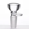 Glass Bowl With 14mm male Joint Glass Herb Holder With Comb Screen for silicone water pipe 698