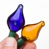 22mm färgad kvartsband bubbla Carb Cap Rökning Tillbehör till TERP Pearl Ball Quartz Termal Banger Nails Dabber Glass Bongs DAB Oil Rigs