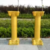 Luxury Party Decoration Gold Roman Columns Plast Pelare Road Cited Wedding Props Event Tillbehör 4 st