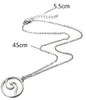 l'onda dell'argento dell'oggetto d'antiquariato della collana di modo 20pcs/lot incanta il regalo 60cm dei monili della collana del maglione della catena del pendente