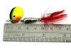 LENPABY 5 adetKlasik Horoz Kuyruk Spinnerbait Lure Boyalı Bıçak ile Spinner Yemler Kiti Tuzlu / tatlı su için Bas Alabalık 8 cm / 3.15 "/ 6g