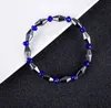 Czarny Kamień Naturalny Leczniczy Koraliki Sporty Charm Bransoletki Bangle Dla Mężczyzn Kobiety Moda Party Decor Biżuteria