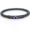 Brochet de luxe bracelet à charme de luxe pour hommes femmes hématite bracelet de bijoux cadeau de bijoux