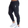 Yeni Sweatpants erkek Katı Egzersiz Vücut Geliştirme Giyim Rahat Spor Salonları Fitness Sweatpants Joggers Pantolon Sıska Pantolon