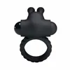 Pretty Love Men039s Silicone Vibrating Cock Ring Time Lasting Penis Ring Rabbit Vibrator For Couples Clitoral Stimulation Sex T9517277