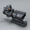 Trijicon Riflescope 20mm Dovetail Reflex Optics Scope Tactical Sigh ACOG 4X32 High Quality Scope telescope BK for Free Shipping