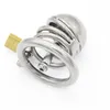 Chastity Devices Latest Design Small Size Sexy MonaLisa Men Stainless Steel Lid Standard Chastity Cage with Settled Tube BDSM Sex Toy #R47