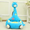 Dorimytrader Big Soft Giraffe Kids Sofa Cartoon Animals Cat Toy Baby Chair Kindergarten Seat 31inch 80cm DY60354