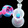 Silicone Bongs Hookah Bong Roken Water Pijp DAB Rigs Glasleidingen Dubbellaags Filtratie Onbreekbaar voor droog kruid