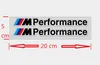 Bildekoration pvc m Power Performance Decals bil Badge Fender Emblem Stickers för BMW Series Auto Acc6006561