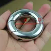 Screw Fixation Stainless Steel Scrotum Pendant Ball Stretcher Testis Weight Cockring Penis Restraint Ring Sex Toys for Men B22219581511