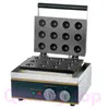 Qihang_top 간식 장비 전기 12 그리드 볼 과자 굽는 기계 상업 라운드 케이크 바삭 바삭한 와플 기계 가격