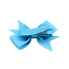 20st 6cm Girls Boutique Pinwheel Bows With Whole Wrapped Safety Hair Clips Söta hårnålar Hårtillbehör HD8119548233