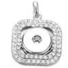 New Fashion Jewelry Noossa Snap Button Necklace Two Layer Squares Full CZ Diamond Crystal Pendant Necklaces for Sale