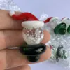 Il più nuovo vetro Babbo Natale UFO Carb Cap Tappi in vetro colorato solido Carb per banger al quarzo termico Chiodi bong per pipa ad acqua in stock