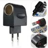 Nieuwe stijlvolle beste prijs 220v AC tot 12V DC Auto Sigarettenaansteker Muur Power Socket Plug Adapter Converter EU US Super Qaultiy