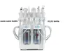 6 en 1 spa jet d'oxygène peel cristal diamant microdermabrasion machine dissolvant de points noirs rajeunissement de la peau eau dermabrasion machine